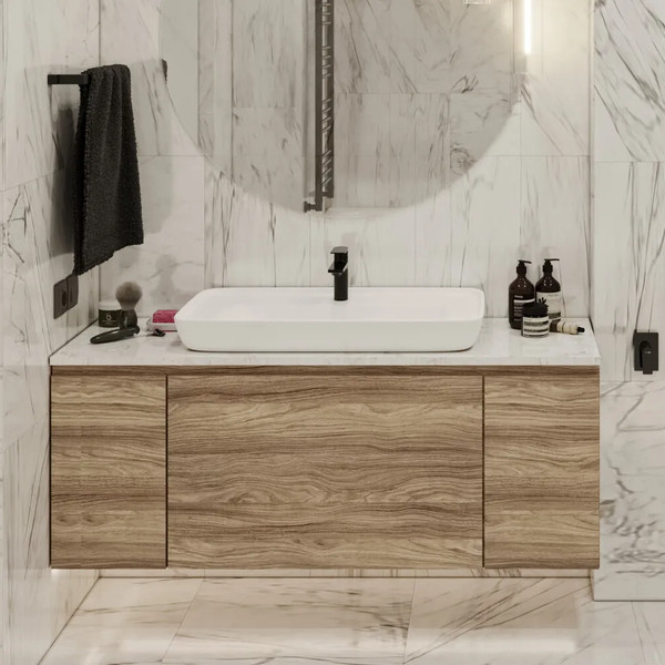 Изображение товара Тумба с умывальником Brevita Savoy 90 / SAV-09090-0301Я+0117