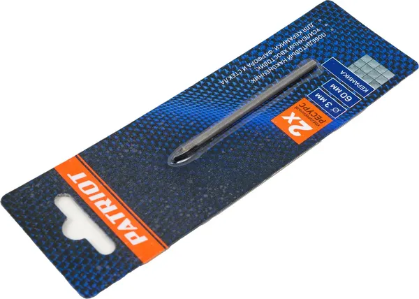 Изображение товара Сверло PATRIOT По керамике 3х60мм / 815010060