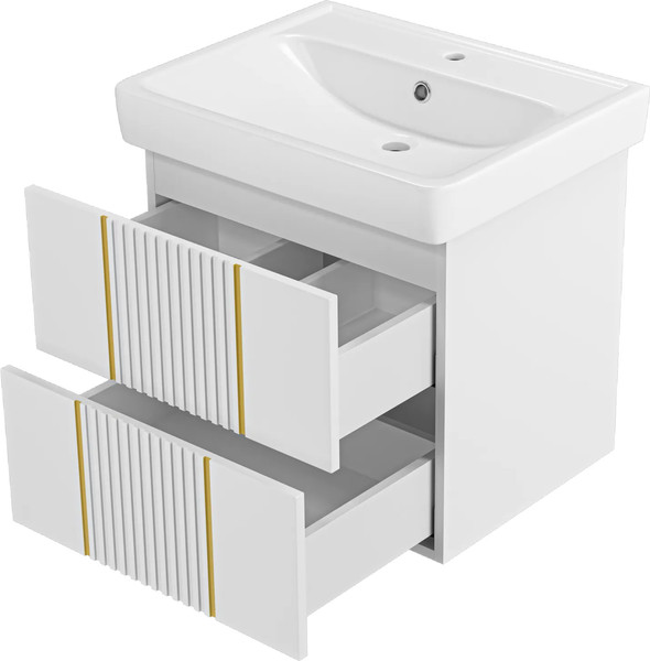 Изображение товара Тумба с умывальником Brevita Vega 60 / VEG-09060-0102Я+191638