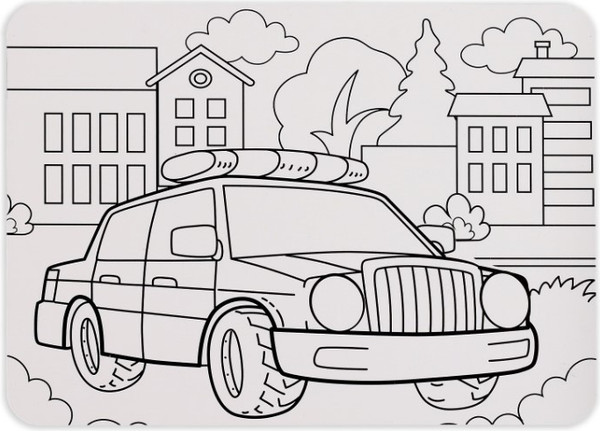 Изображение товара Развивающая игра Puzzle Time Полезные машины. С раскраской / 4659723 (34эл)