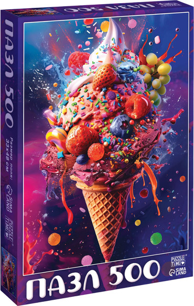 Изображение товара Пазл Puzzle Time Яркие фантазии / 10733565 (500эл)