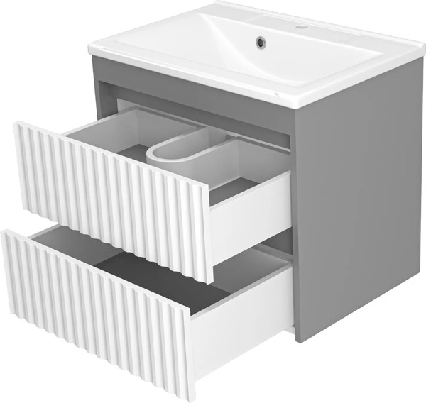 Изображение товара Тумба с умывальником Brevita Balaton 65 / BAL-06065-01-012Я+5001650