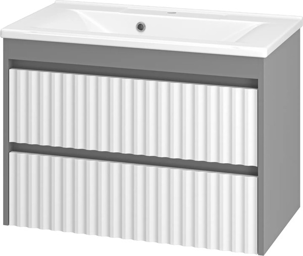 Изображение товара Тумба с умывальником Brevita Balaton 80 / BAL-06080-01-012Я+5003800