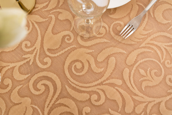 Изображение товара Скатерть Stolima Pina Lace 7005 Вензель (110x140)