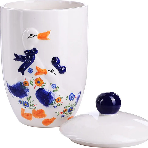 Изображение товара Емкость для хранения Loraine Гуси 21573