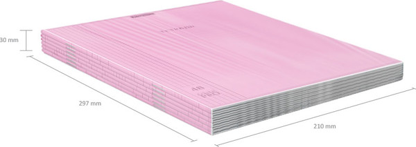 Изображение товара Тетрадь Erich Krause Классика CoverPrо Neon / 56412 (48л, розовый)