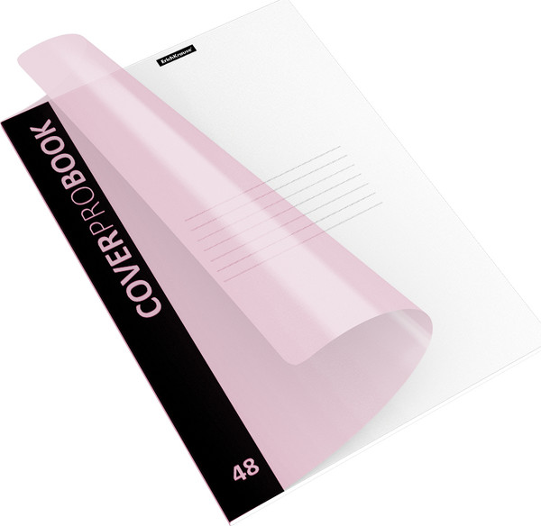 Изображение товара Тетрадь Erich Krause CoverProBook Pastel / 55230 (48л, розовый)