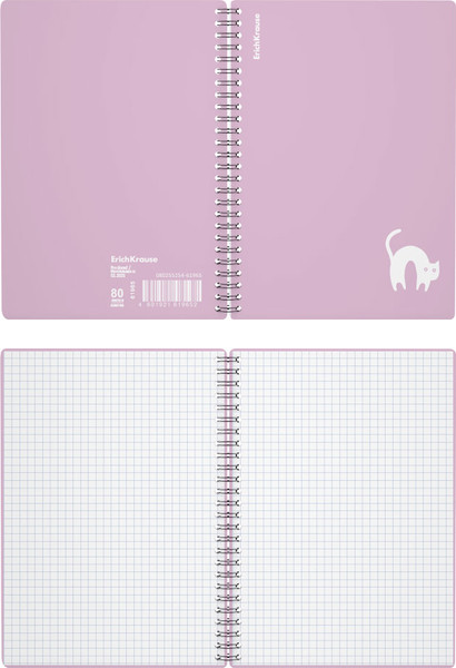 Изображение товара Тетрадь Erich Krause Brave Cats / 61965 (80л, фиолетовый)