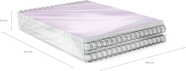 Изображение товара Блокнот Erich Krause Brave Cats / 61993 (80л, фиолетовый)