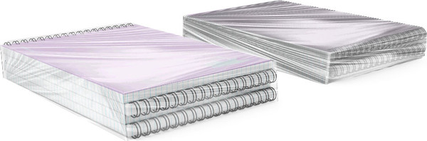 Изображение товара Блокнот Erich Krause Brave Cats / 61993 (80л, фиолетовый)