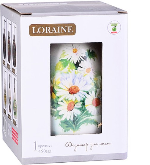 Изображение товара Дозатор для жидкого мыла Loraine Ромашка 30769