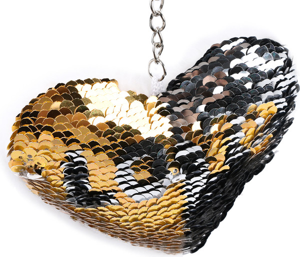 Изображение товара Брелок Sima-Land Сердечко на брелоке / 10091855 (белый)