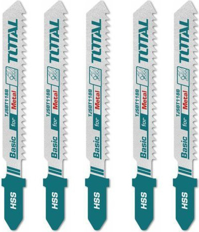 Изображение товара Набор пильных полотен TOTAL Для лобзика TJSBT118B (5шт)