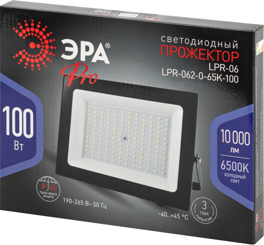 Изображение товара Прожектор ЭРА Pro LPR-062-0-65K-100 / Б0064701