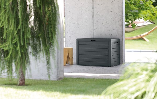 Изображение товара Сундук уличный Prosperplast Woodebox MBWL190-440U (коричневый)