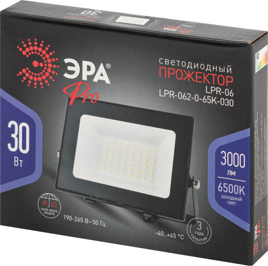 Изображение товара Прожектор ЭРА Pro LPR-062-0-65K-030 / Б0064687