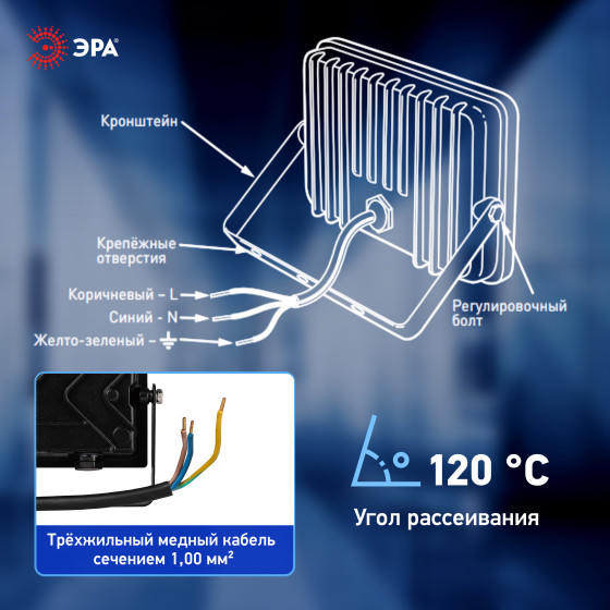 Изображение товара Прожектор ЭРА Pro LPR-062-0-65K-020 / Б0064648