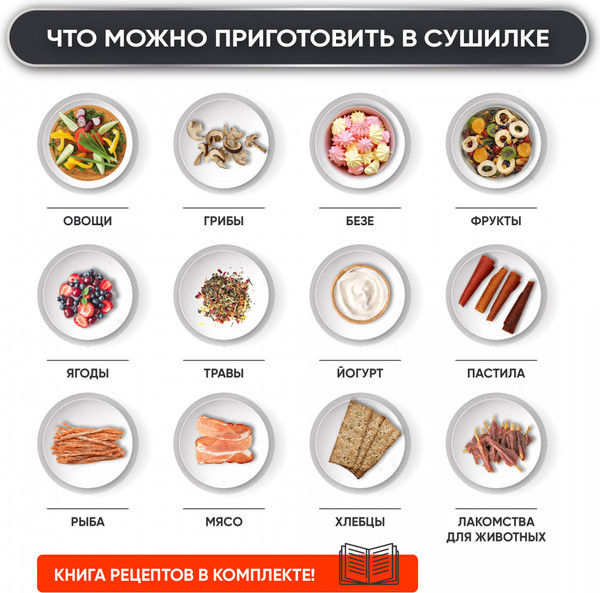 Изображение товара Сушилка для овощей и фруктов Pullman PL-1110