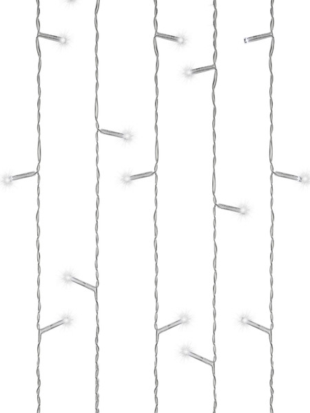 Изображение товара Световой занавес Miled 8 режимов 210 ламп / ГЗ-0044 (3x2.7м, холодный белый)