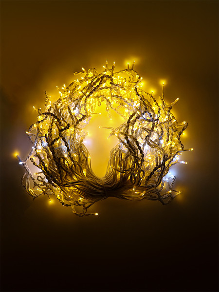 Изображение товара Светодиодная бахрома Miled 600 ламп 120 линий / НГУ-0083 (25м, теплый белый)