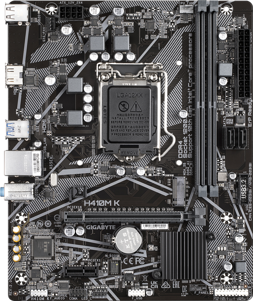Изображение товара Материнская плата Gigabyte H410M K 2.0