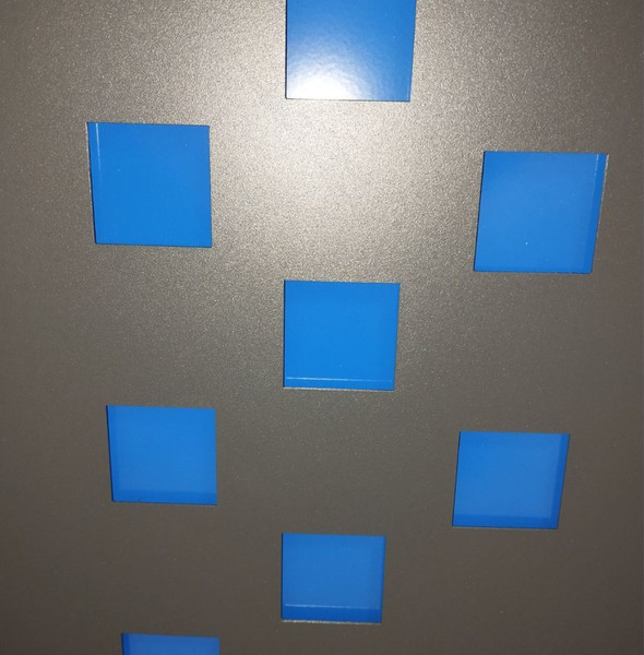 Изображение товара Урна уличная BZT DumKK (серый муар/синий)