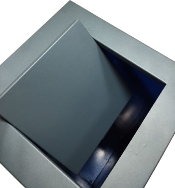 Изображение товара Урна уличная BZT DumKK (серый муар/синий)