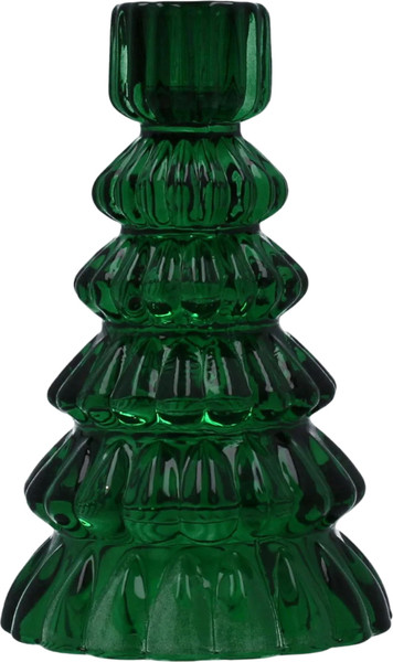 Изображение товара Подсвечник Gisela Graham Ski Lodge. Елка / 51750 (зеленый)