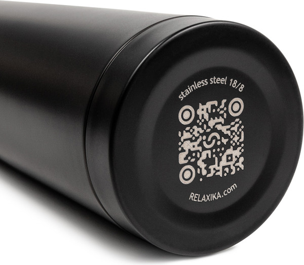 Изображение товара Термос для еды Relaxika 101 (350мл, вороненая сталь/без логотипа)