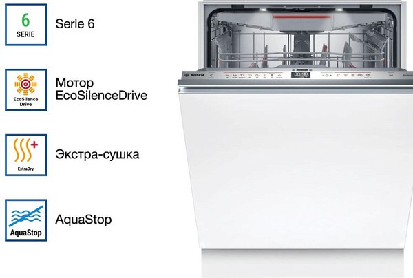 Изображение товара Посудомоечная машина Bosch SMV6ZCX16E
