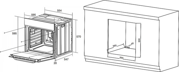 Изображение товара Электрический духовой шкаф Weissgauff EOV 799 SB