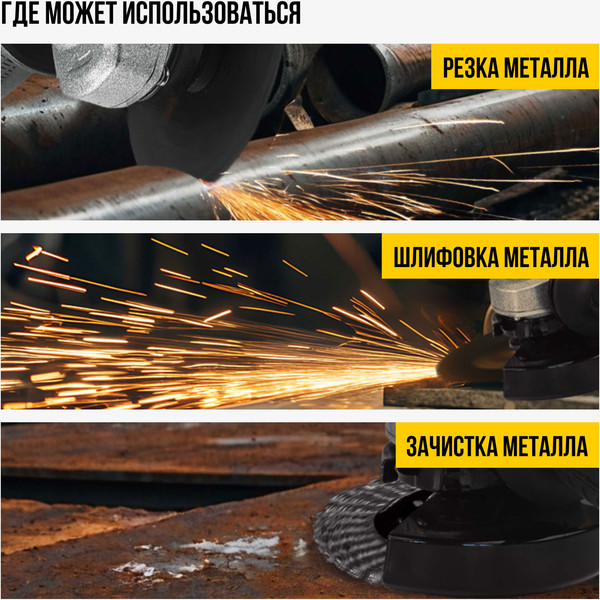 Изображение товара Угловая шлифовальная машина Kolner KAG 18-125BL2K