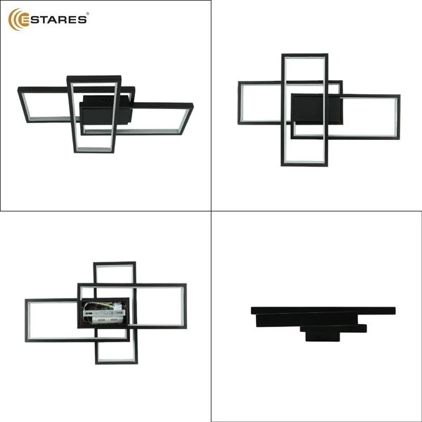 Изображение товара Люстра Estares Sven 65W 3S-APP-550x360x80-BLACK/WHITE-220-IP20