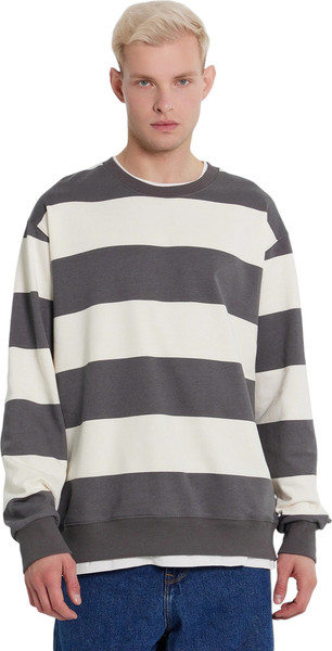 Изображение товара Свитшот Mark Formelle 121813/1 (р.100-170/176, серо-молочная полоска)