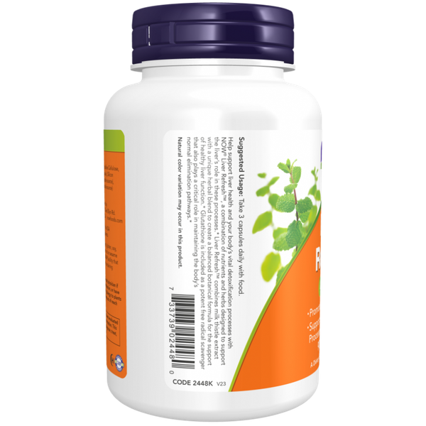 Изображение товара Комплексная пищевая добавка NOW Liver Refresh (90капсул)