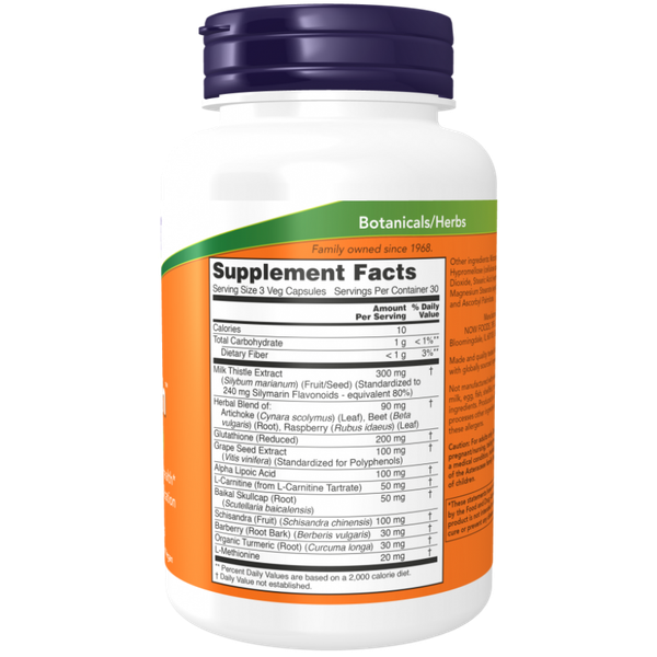 Изображение товара Комплексная пищевая добавка NOW Liver Refresh (90капсул)