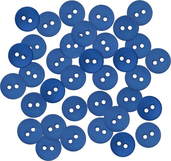 Изображение товара Набор пуговиц Sentex P-001-11.5/2 (100шт, василек)