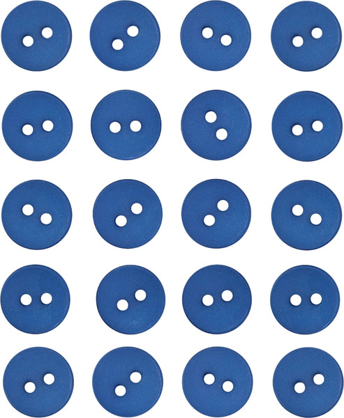 Изображение товара Набор пуговиц Sentex P-001-11.5/2 (20шт, василек)