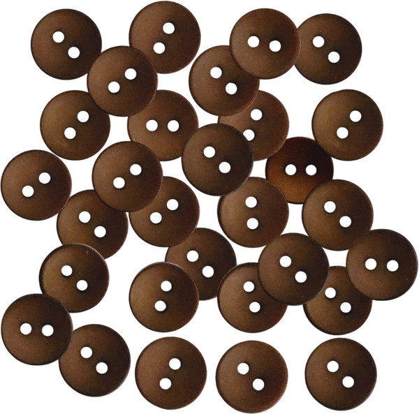 Изображение товара Набор пуговиц Sentex P-001-11.5/2 (50шт, коричневый)
