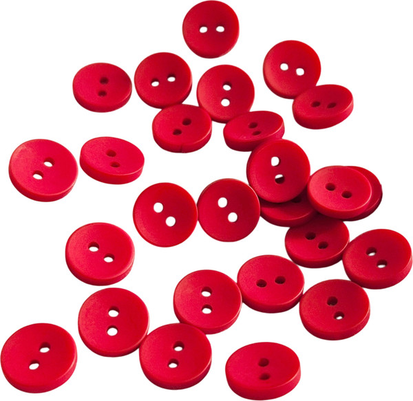 Изображение товара Набор пуговиц Sentex P-001-11.5/2 (50шт, красный)