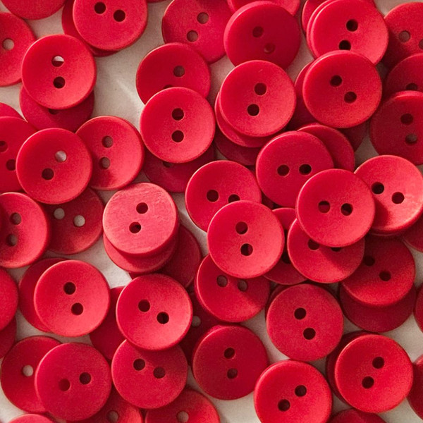 Изображение товара Набор пуговиц Sentex P-001-11.5/2 (50шт, красный)