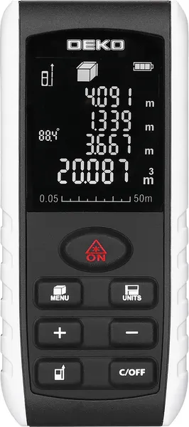 Изображение товара Лазерный дальномер Deko R-LDI50 / 083-3603