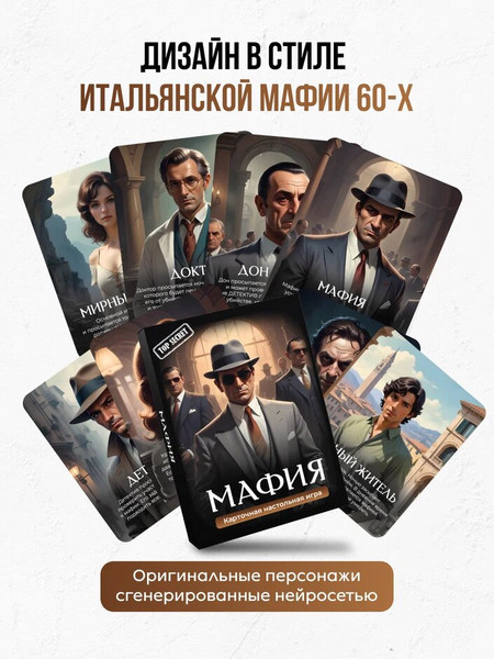 Изображение товара Настольная игра Game Hub Мафия / 225