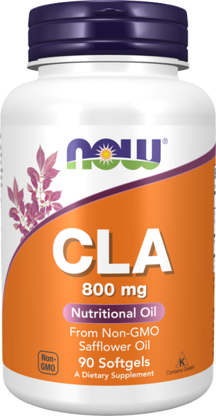 Изображение товара Жирные кислоты NOW CLA 800mg (90капсул)