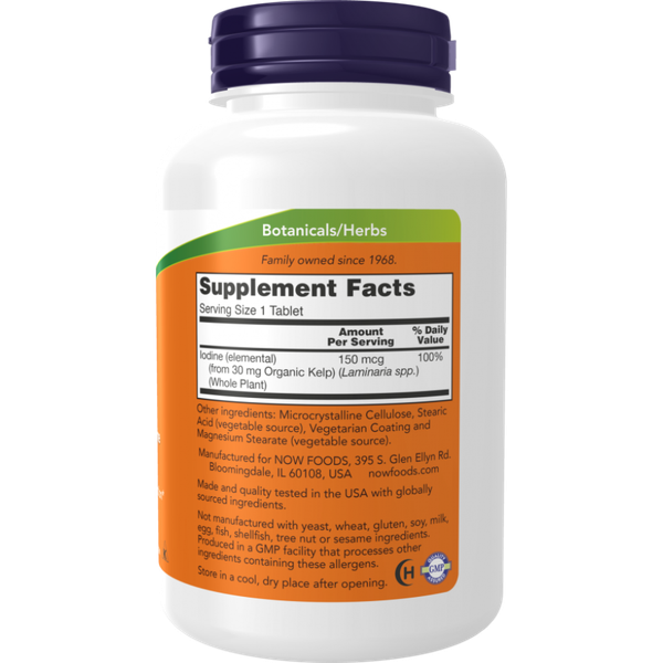 Изображение товара Минерал NOW Kelp 150mcg (200таблеток)