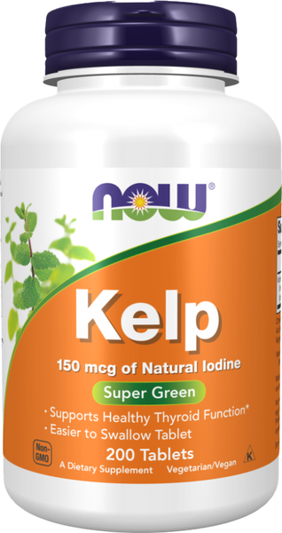 Изображение товара Минерал NOW Kelp 150mcg (200таблеток)