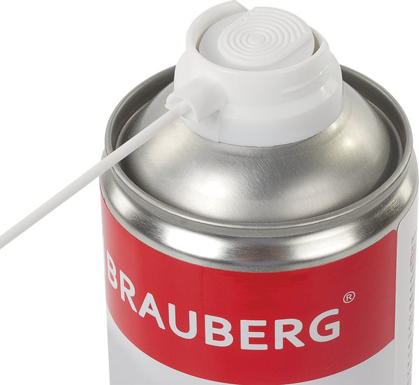 Изображение товара Сжатый воздух для чистки техники Brauberg 513691 (800мл)