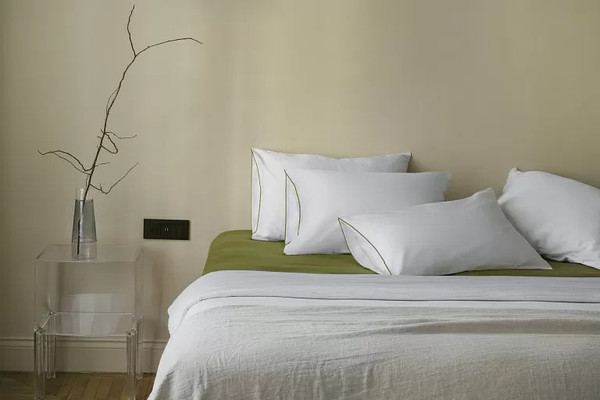 Изображение товара Простыня Tkano Meditation TK24-FS0037 на резинке (оливковый)