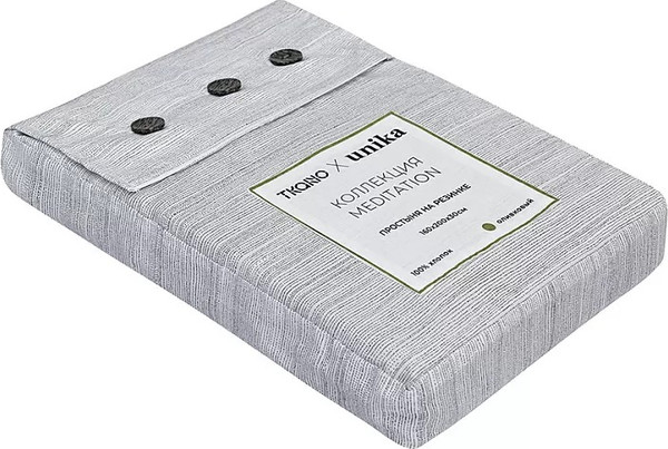 Изображение товара Простыня Tkano Meditation TK24-FS0037 на резинке (оливковый)