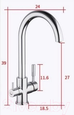 Изображение товара Смеситель Frap F4352
